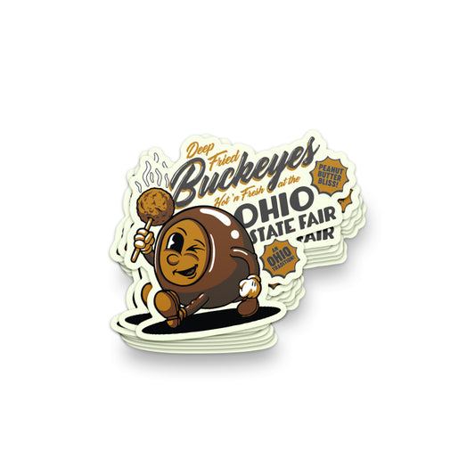 Deep Fried Buckeye Sticker