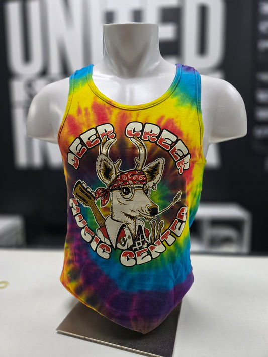 Deer Creek Logo Tie Dye Tank