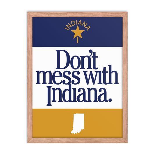 Don't Mess With Indiana Poster