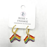 Double Pride Flag Dangle Earrings