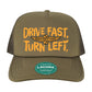 Drive Fast Turn Left Laguna Cap