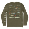 Fish of the Midwest Long Sleeve Tee