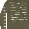 Fish of the Midwest Long Sleeve Tee