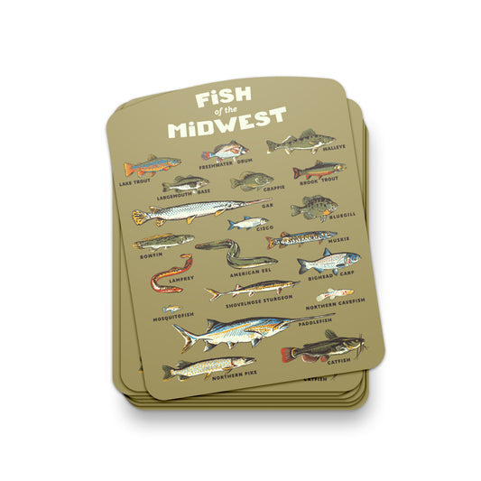Fish of the Midwest Sticker