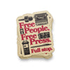 Free People, Free Press Sticker