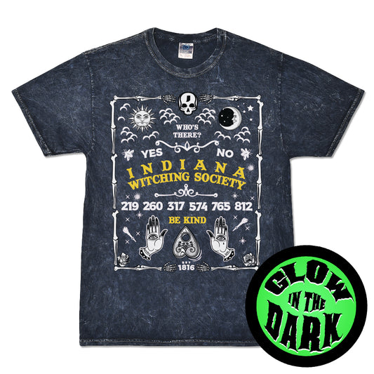 Glow In The Dark Indiana Witching Society Ouija Tee ***CLEARANCE***