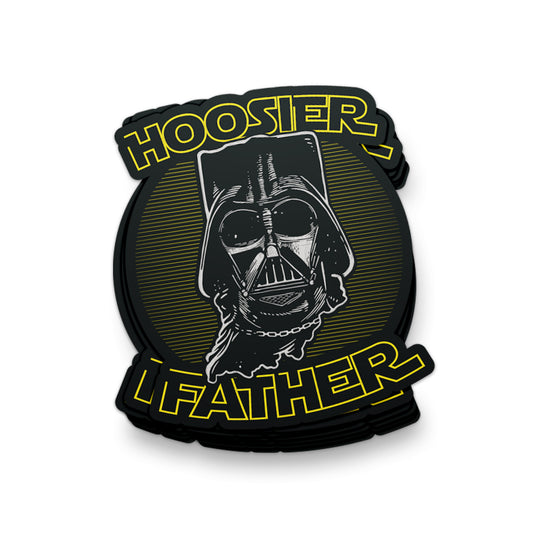 Hoosier Father Sticker - United State of Indiana