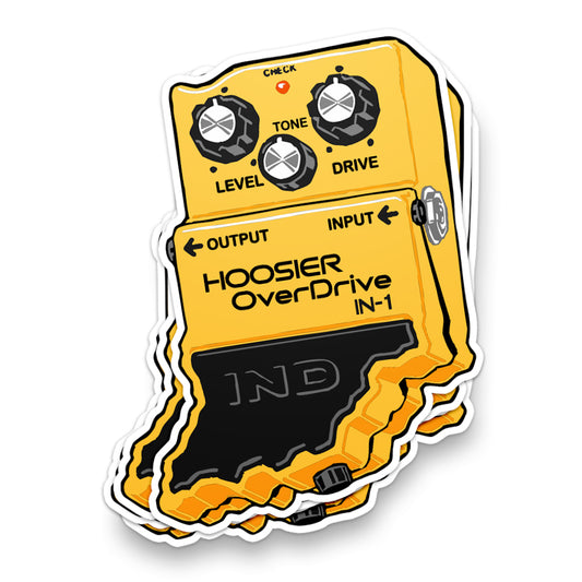 Hoosier OverDrive Sticker