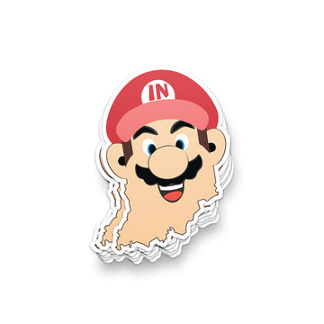 Hoosier Player One Sticker