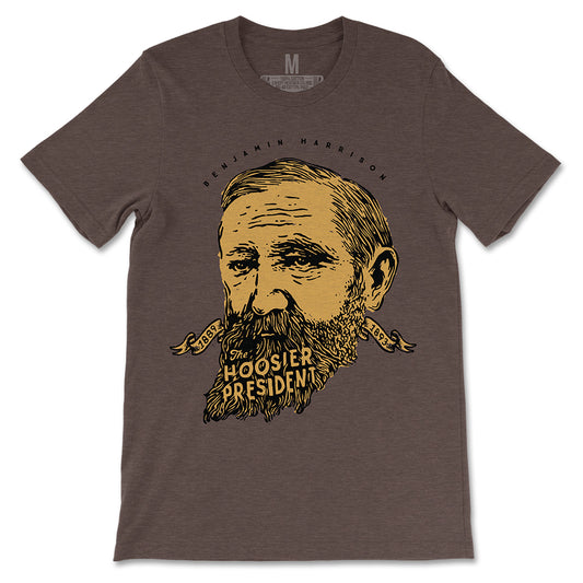 Hoosier President Benjamin Harrison Tee