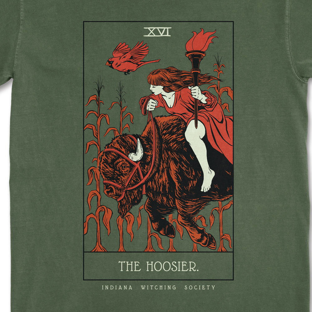 Hoosier Tarot Tee - United State of Indiana
