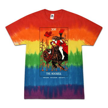 Hoosier Tarot Tie Dye Tee