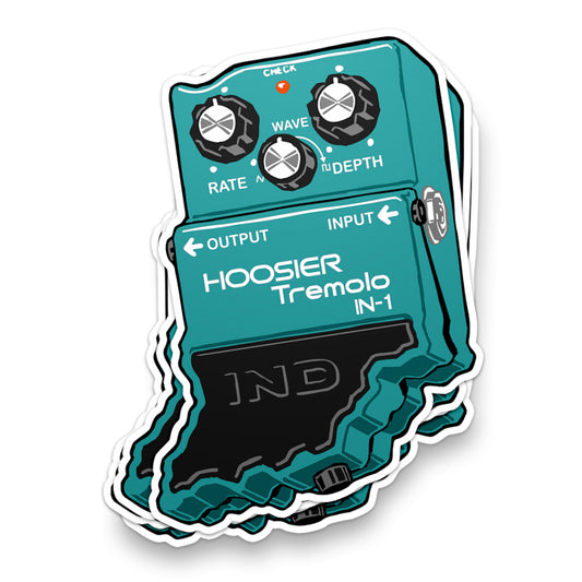 Hoosier Tremolo Sticker