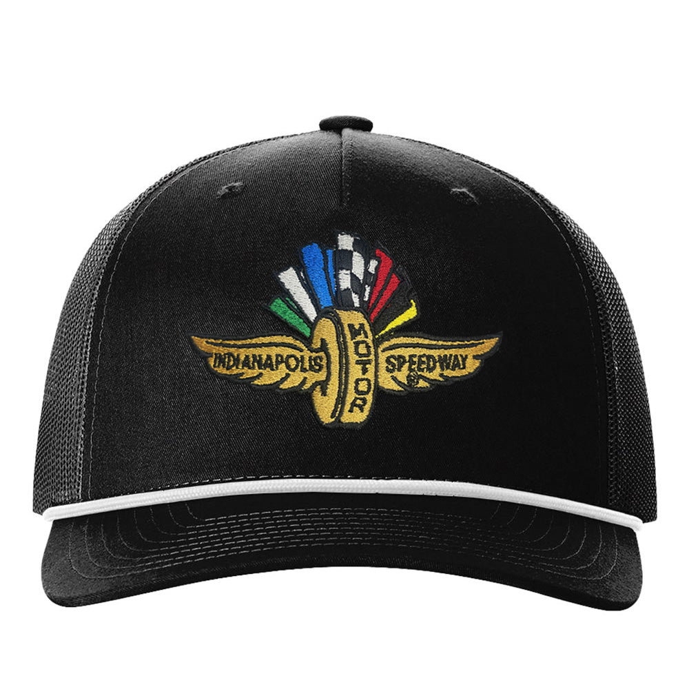 Ims Winged Wheel Rope Trucker Cap – United State Of Indiana