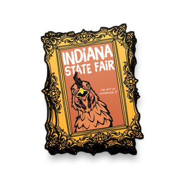 Portrait of a Chicken Sticker