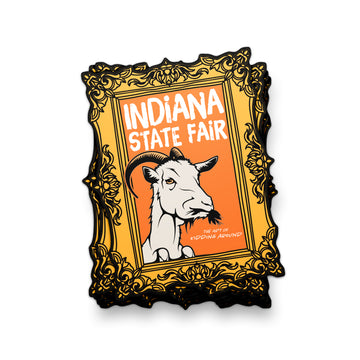 Portrait of a Goat Sticker