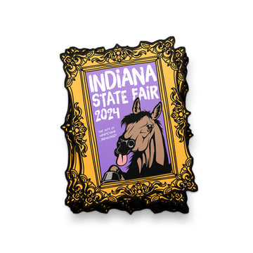 Portrait of a Horse Sticker