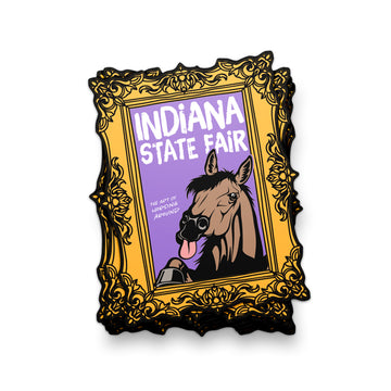 Portrait of a Horse Sticker