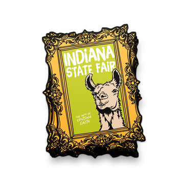 Portrait of a Llama Sticker