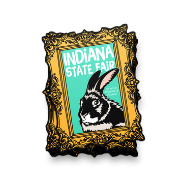 Portrait of a Rabbit Sticker