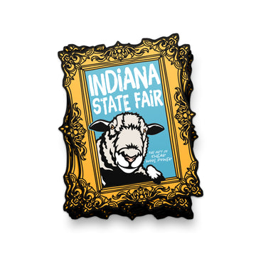 Portrait of a Sheep Sticker