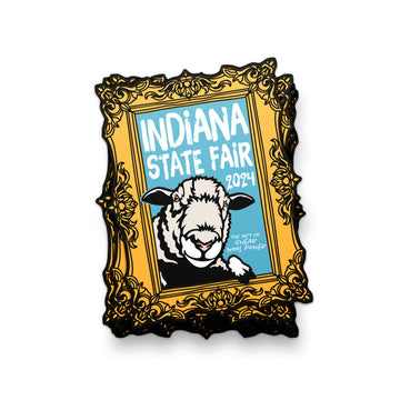 Portrait of a Sheep Sticker