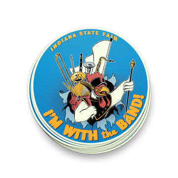 I'm With the Band Sticker