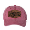 ISF Leather Patch Pigment-Dyed Cap