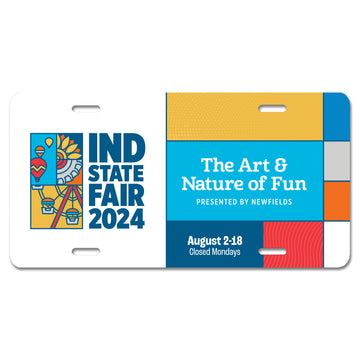 Indiana State Fair 2024 License Plate