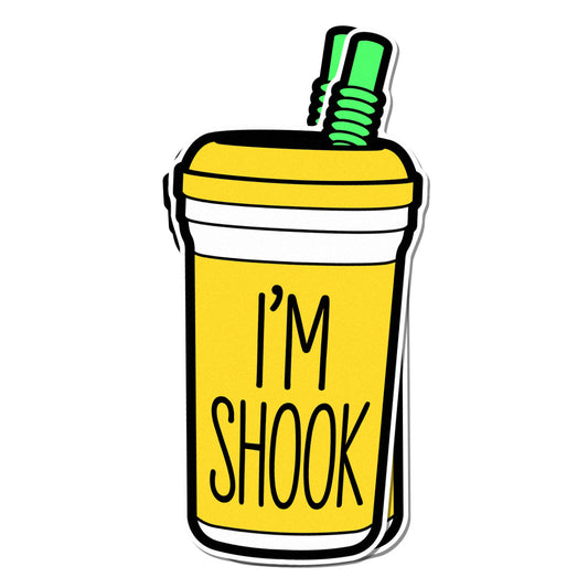 I'm Shook Lemon Shake-Up Sticker