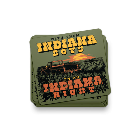 Indiana Boys, Indiana Nights Sticker