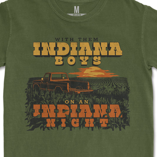 Indiana Boys, Indiana Nights Heavyweight Tee