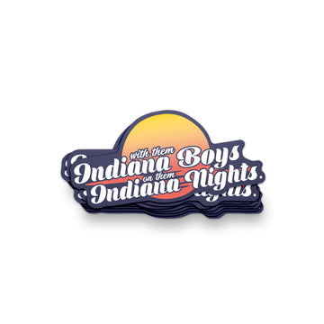 Indiana Boys, Indiana Nights Sticker