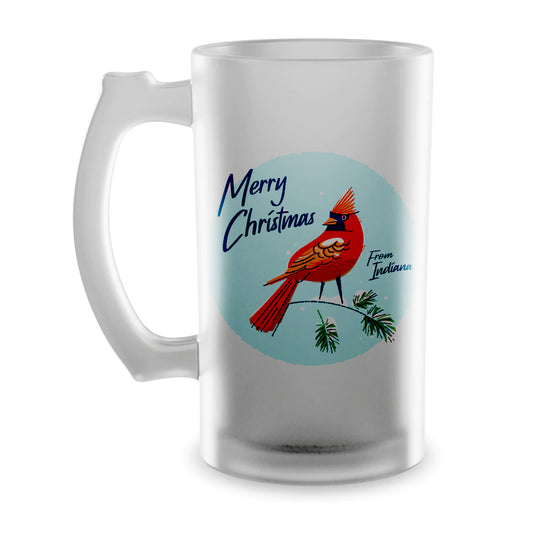 Indiana Cardinal Christmas Stein