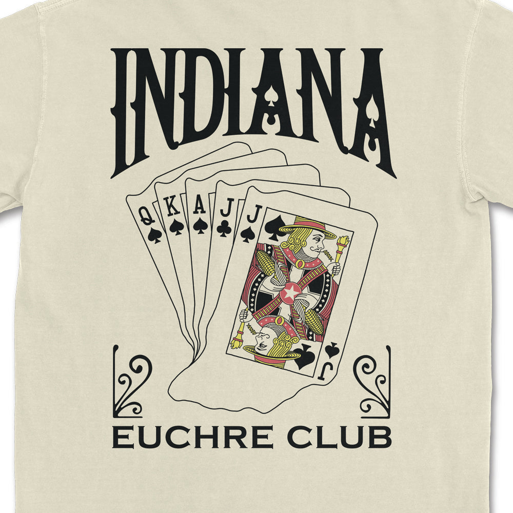 Indiana Euchre Club Tee - United State of Indiana