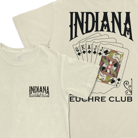 Indiana Euchre Club Tee - United State of Indiana