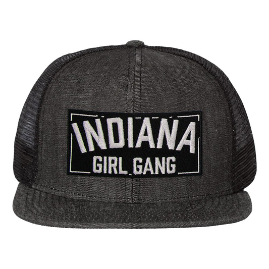 Indiana Girl Gang Flat Bill Trucker Hat