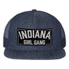 Indiana Girl Gang Flat Bill Trucker Hat
