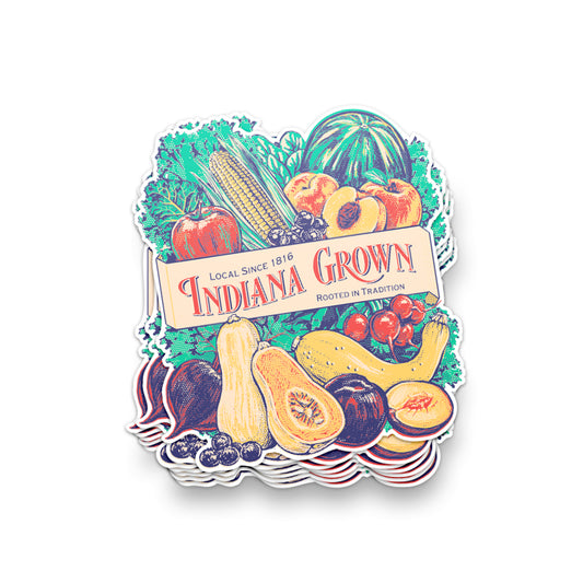 Indiana Grown Sticker