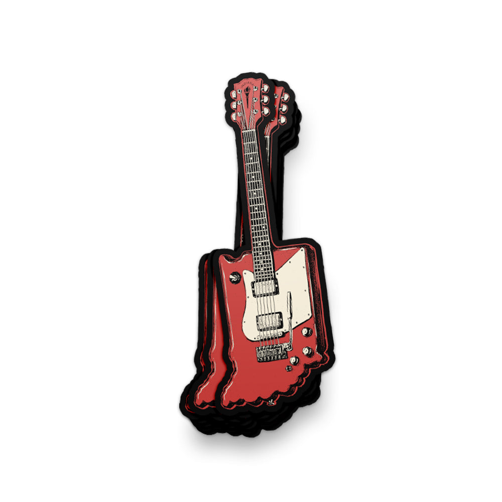 Indiana Guitar Sticker
