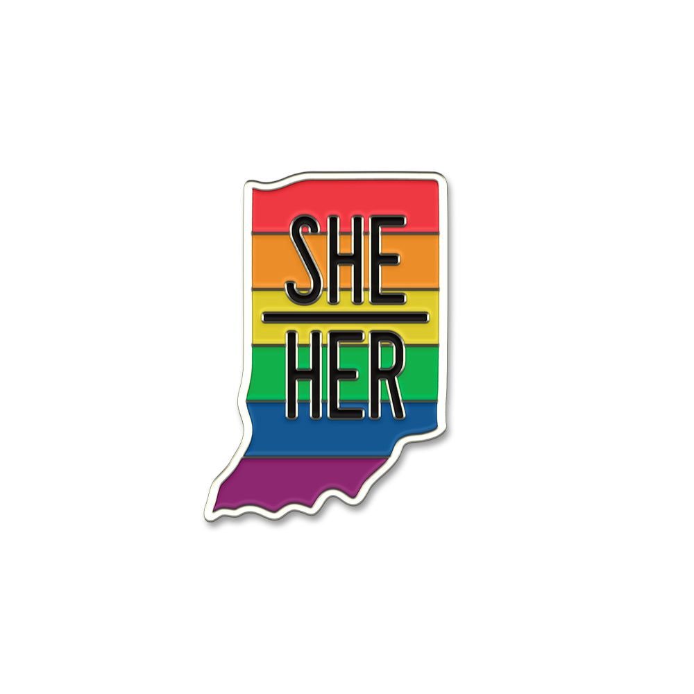 Indiana Pronoun Pins