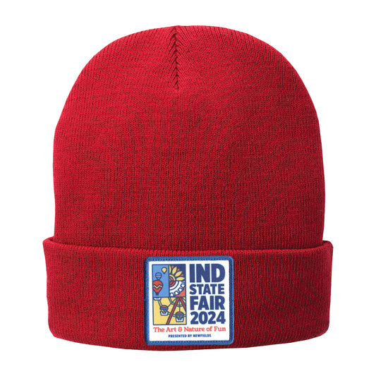 Indiana State Fair 2024 Fleece-Lined Beanie