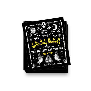 Indiana Witching Society Ouija Sticker