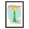 Indianapolis Monument Circle Christmas Poster