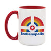 Indianapolis Rainbow Mug