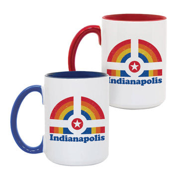 Indianapolis Rainbow Mug