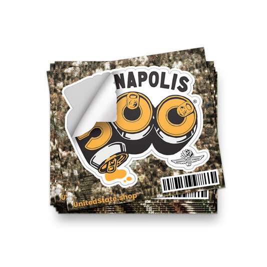 Indy 500 Beer Cans Sticker