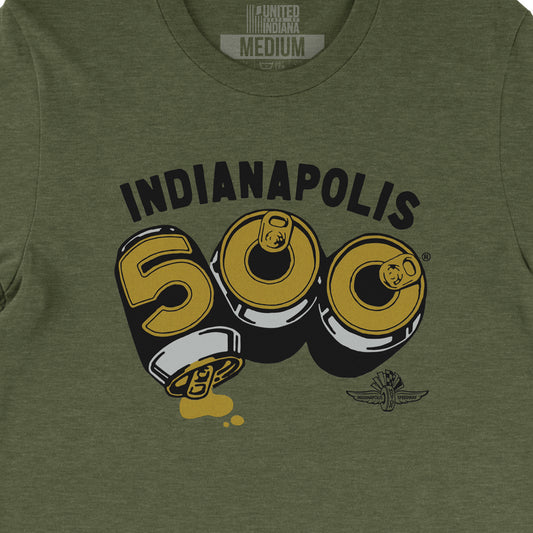 Indy 500 Beer Cans Tee