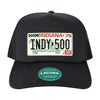 Indy 500 License Plate Laguna Cap