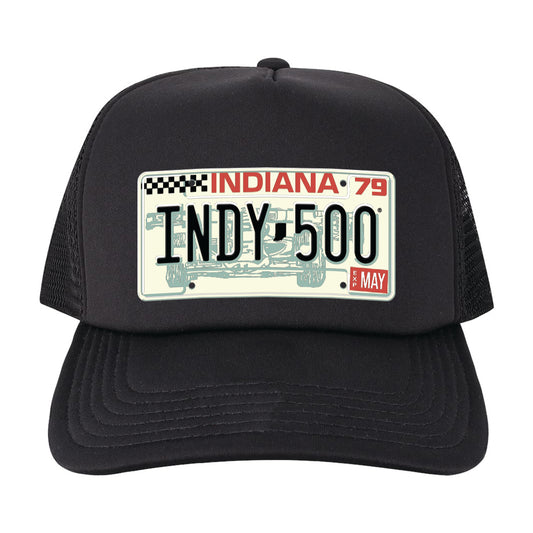 Indy 500 License Plate Laguna Cap - United State of Indiana